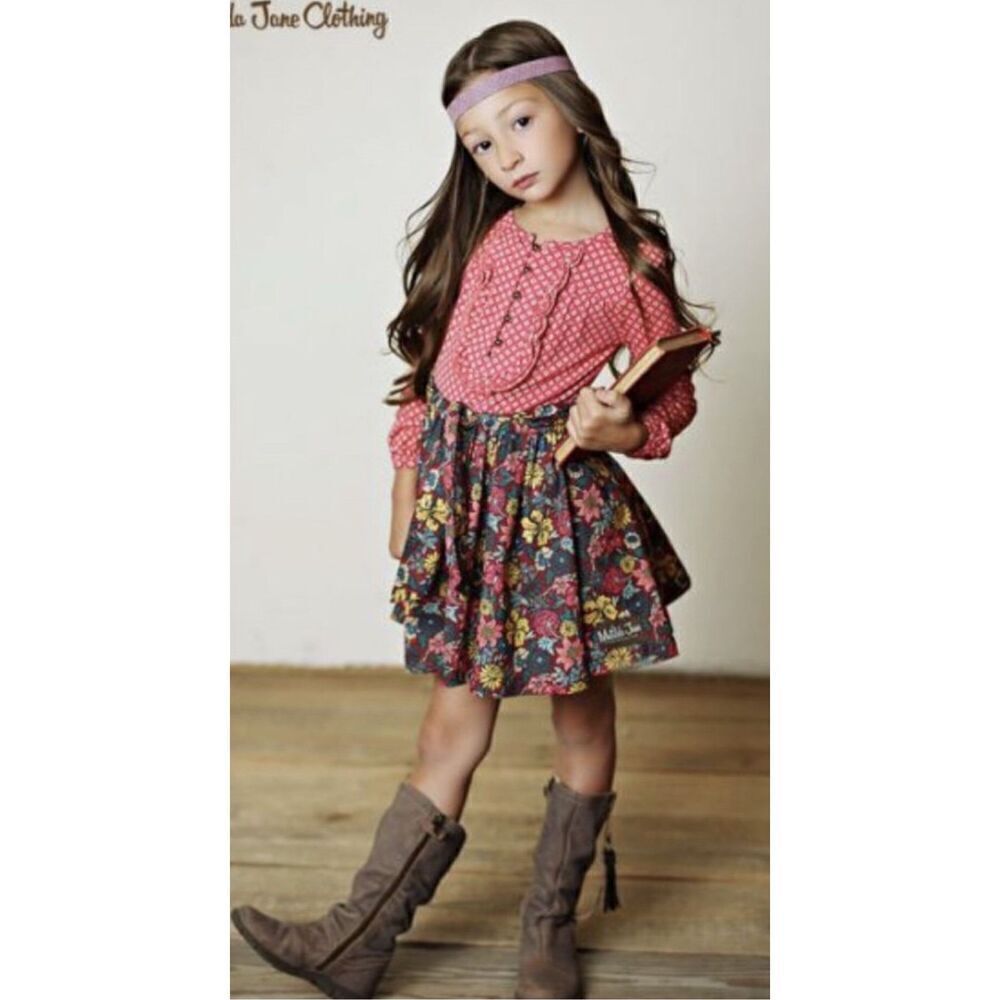Matilda Jane Friends Forever Tatiana Dress Size 4 Girls